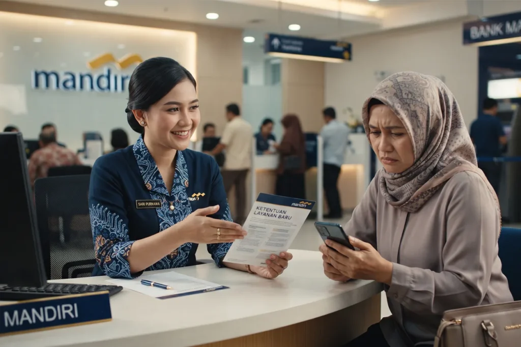 Biaya Tarik Tunai Tanpa Kartu Bank Mandiri