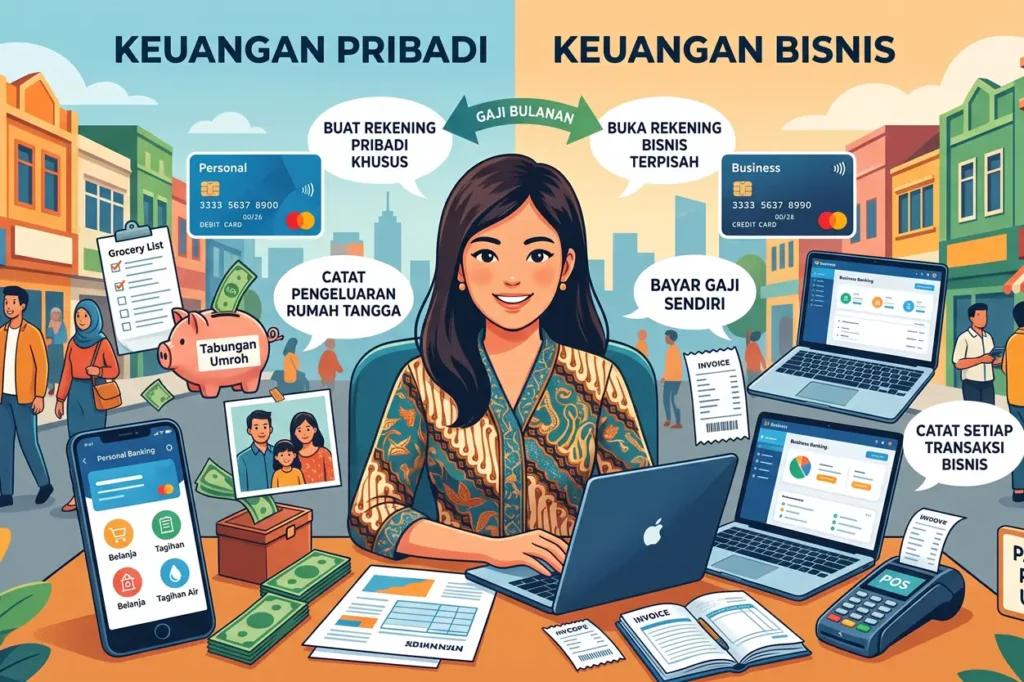 Tips Memisahkan Uang Pribadi Dengan Uang Bisnis Usaha