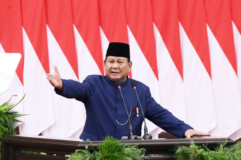 Pidato Prabowo Mendorong Aturan Rupiah Baru